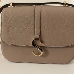 Strathberry S leather shoulder bag
